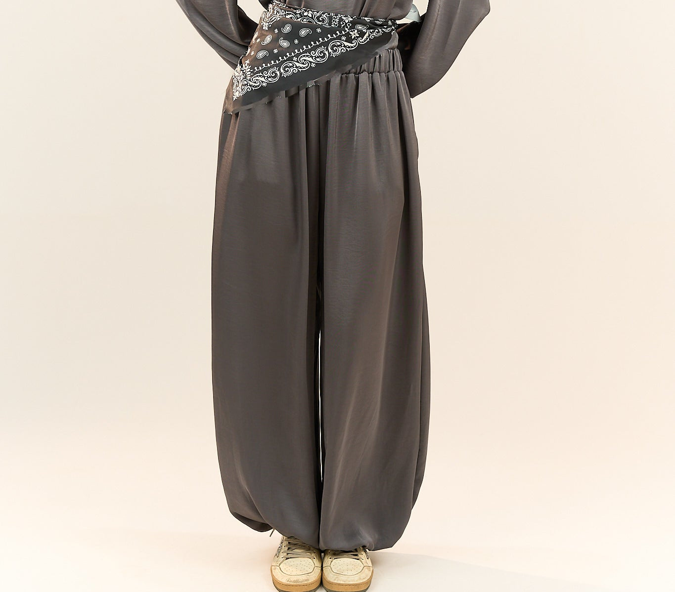Pleated Pants