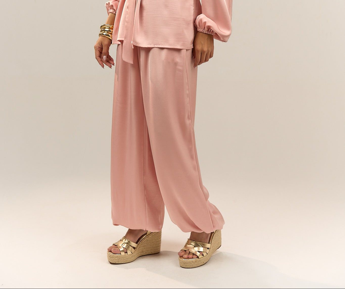 Pleated Pants