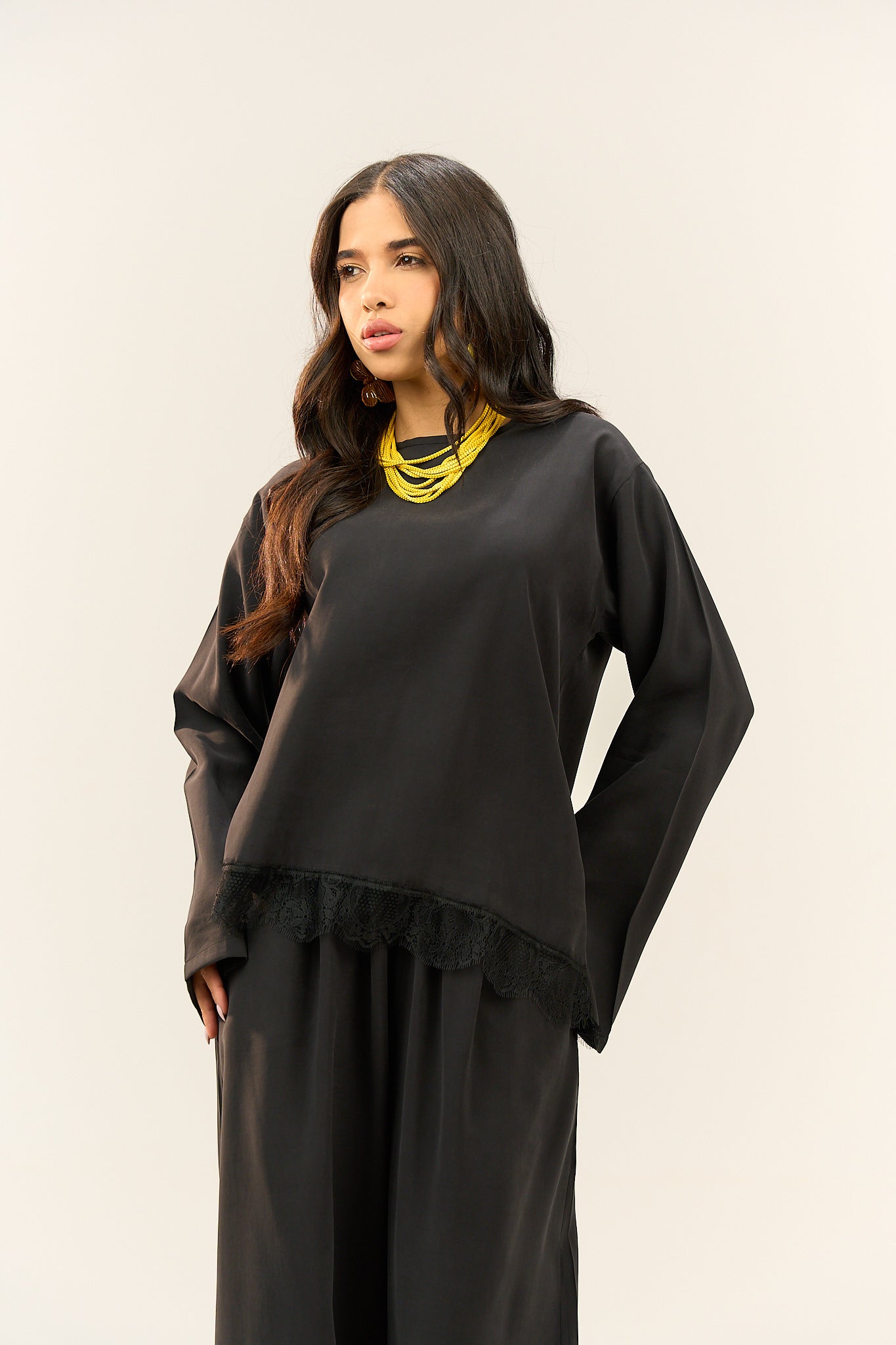 Lace-Edge Top