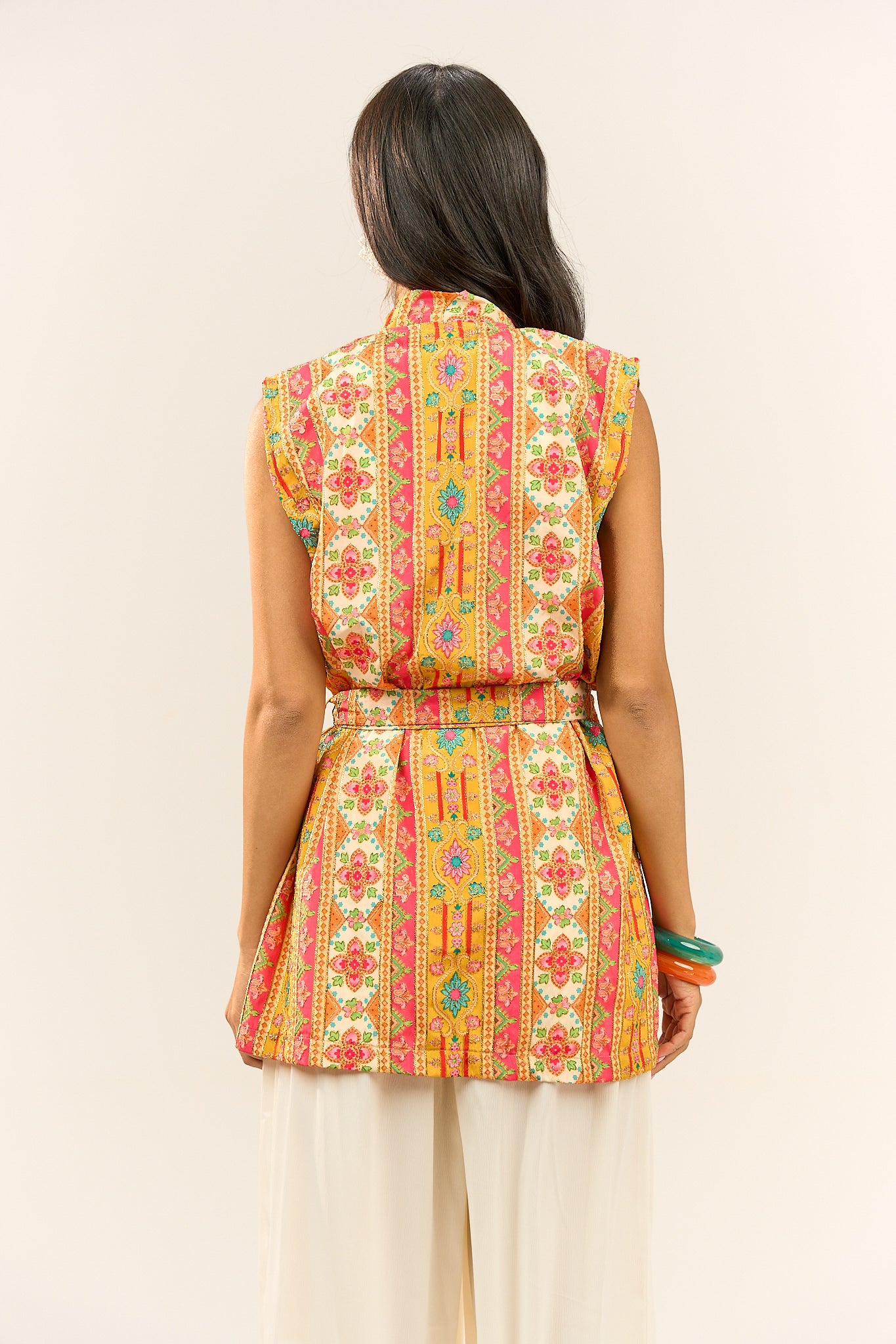 Bright Belted Vest