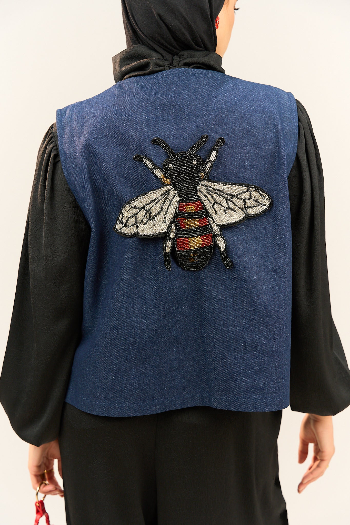 Blue Denim-Style Vest