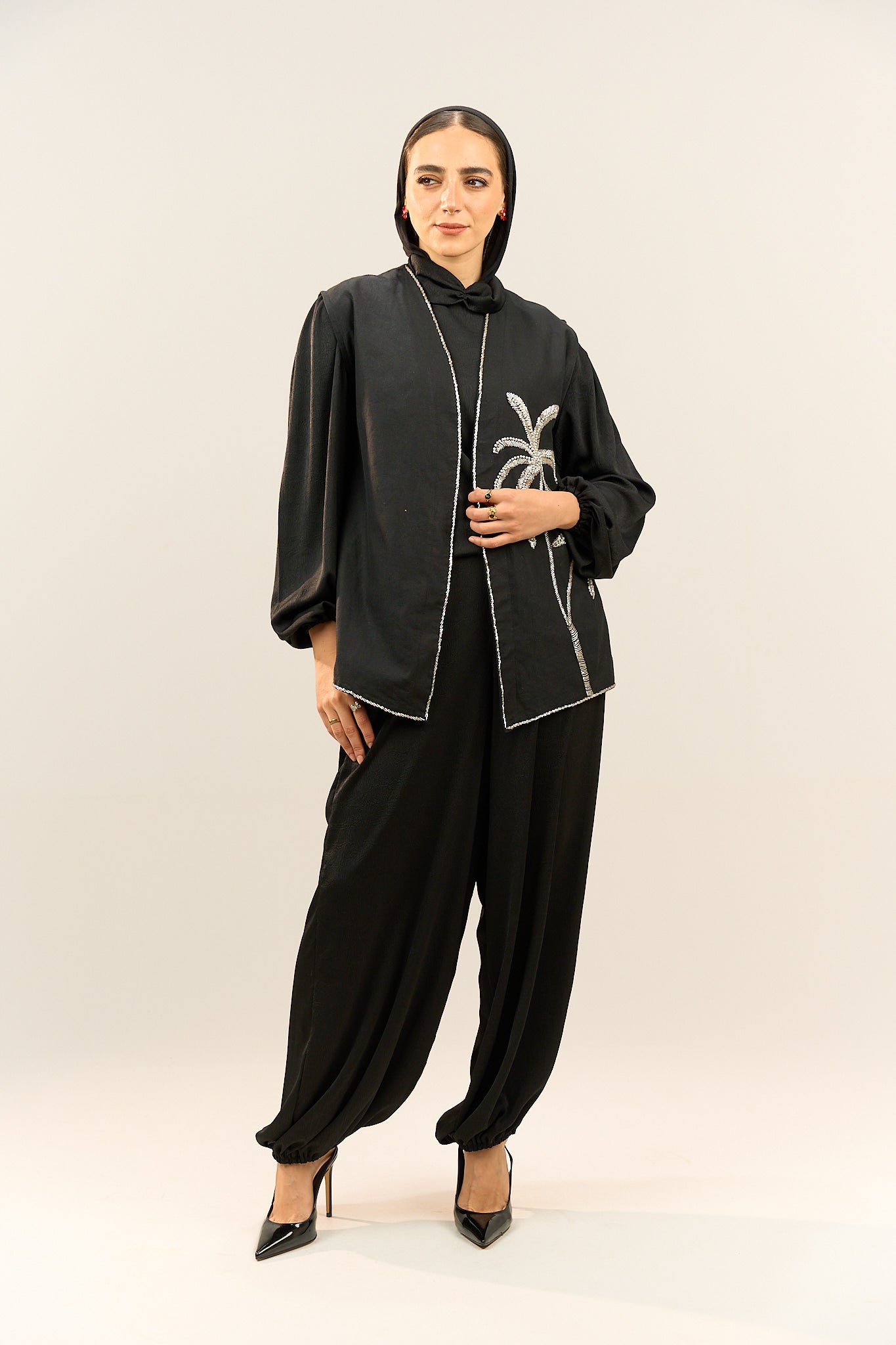 Black Palm Tree Jacket