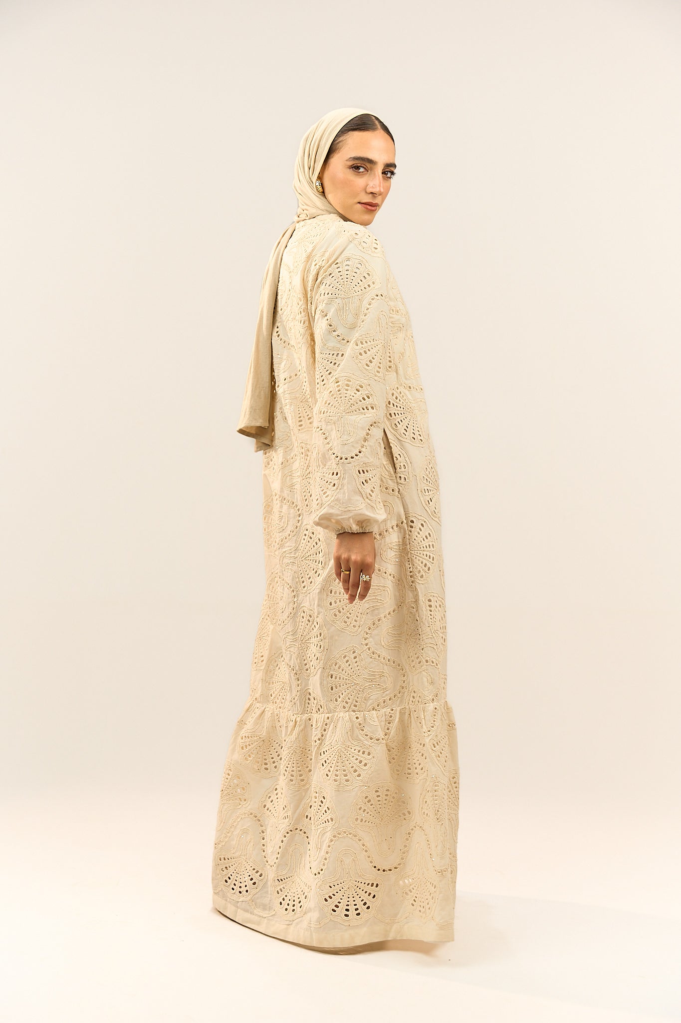 Embroidered Maxi Dress