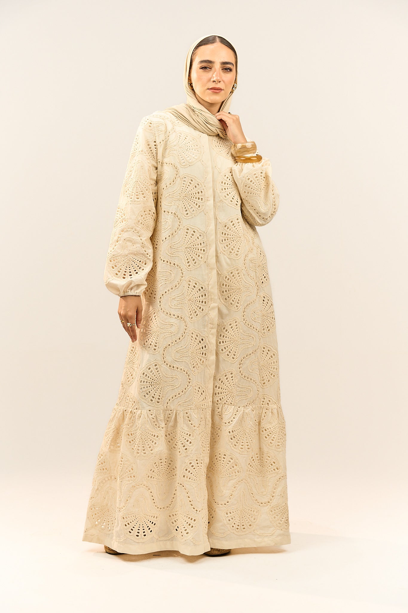 Embroidered Maxi Dress