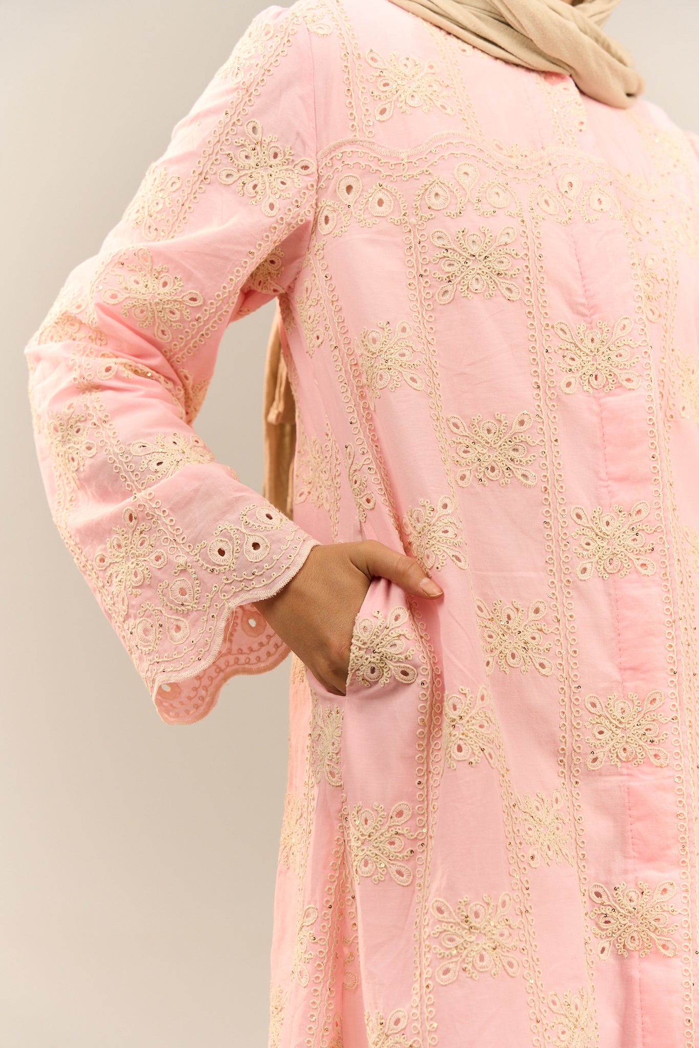 Embroidered Maxi Dress