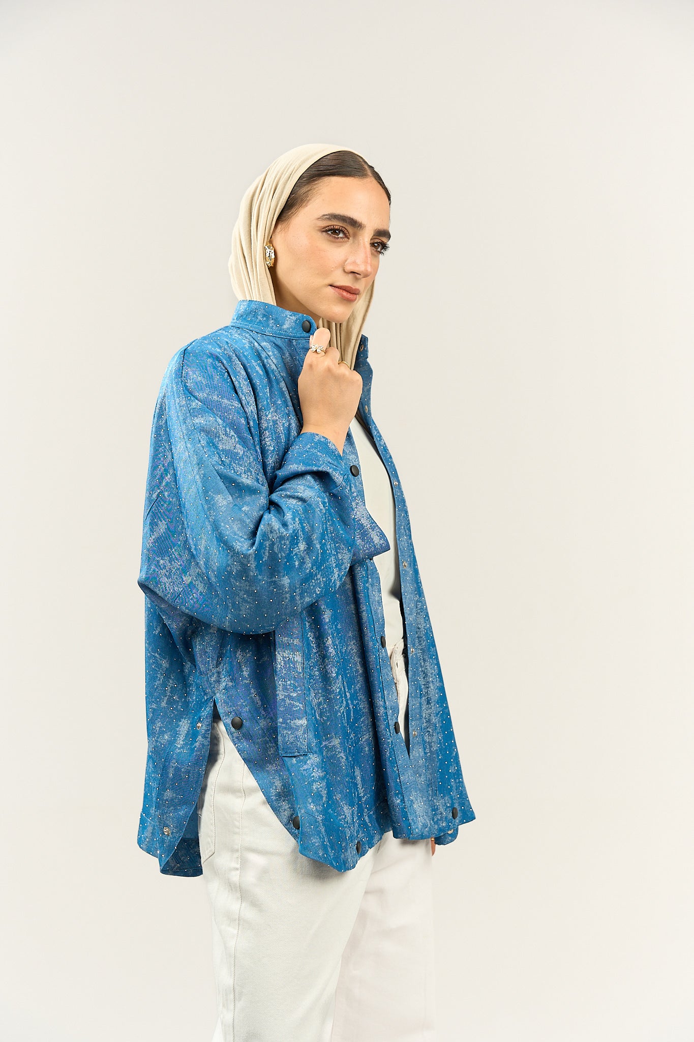 Sparkling Oversized Shirt