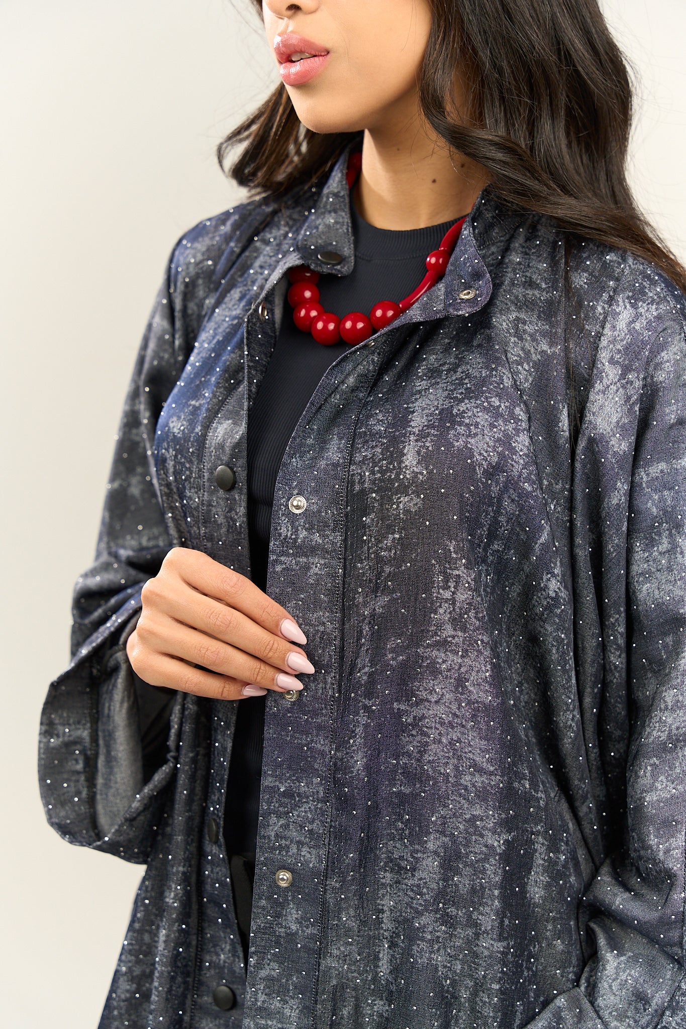 Sparkling Oversized Shirt
