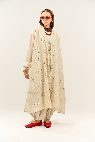 Cream Floral Cardigan